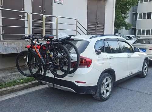 Porta Bicicletas Para Auto Suv Trasero 3 Bici Transportados Negro - Imagen 6