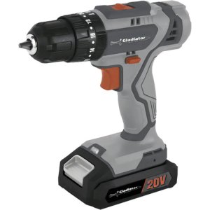 Taladro Atornillador 20v Gladiator Tpg613/20c1 Gris Oscuro 0