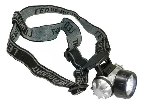 Linterna Luz 7 Led Minero P/cabeza Tolsen Multifunción 60011 Color De La Linterna Negro Color De La Luz Blanco - Imagen 2