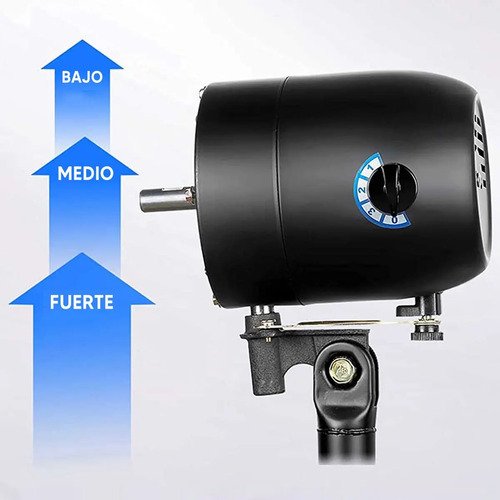 Ventilador Industrial Comercial Pared 65cm 1250rpm 120w 65 Cm 50 Hz Black 3 - Imagen 3