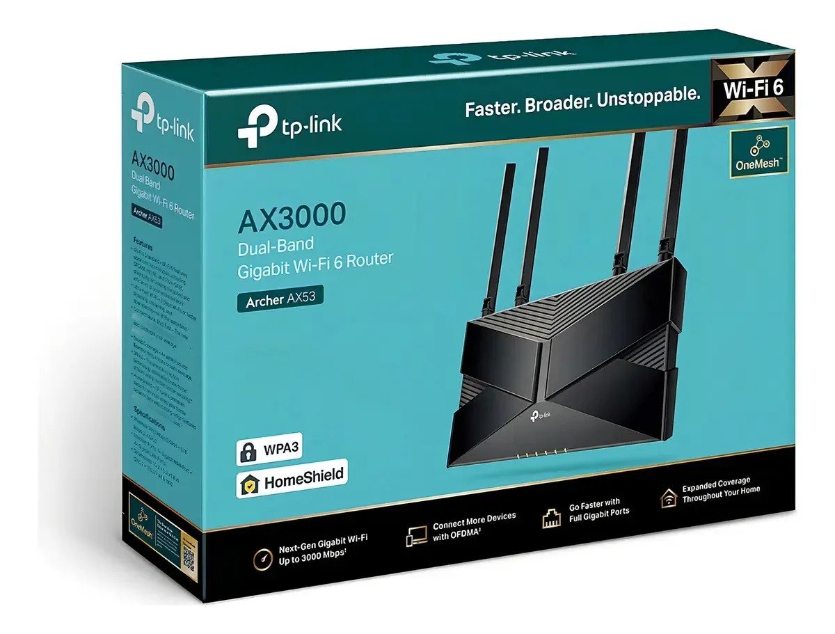 Router Wifi 6 Tp-link Archer Ax53 Antivirus Gigabit 3000mbps - Imagen 4