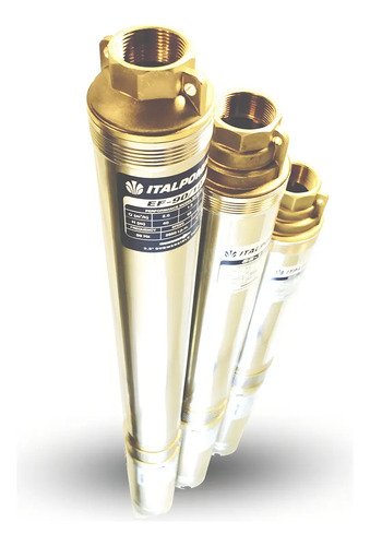 Bomba Sumergible Kit Completo Italpompe 0.5 Hp Dorado
