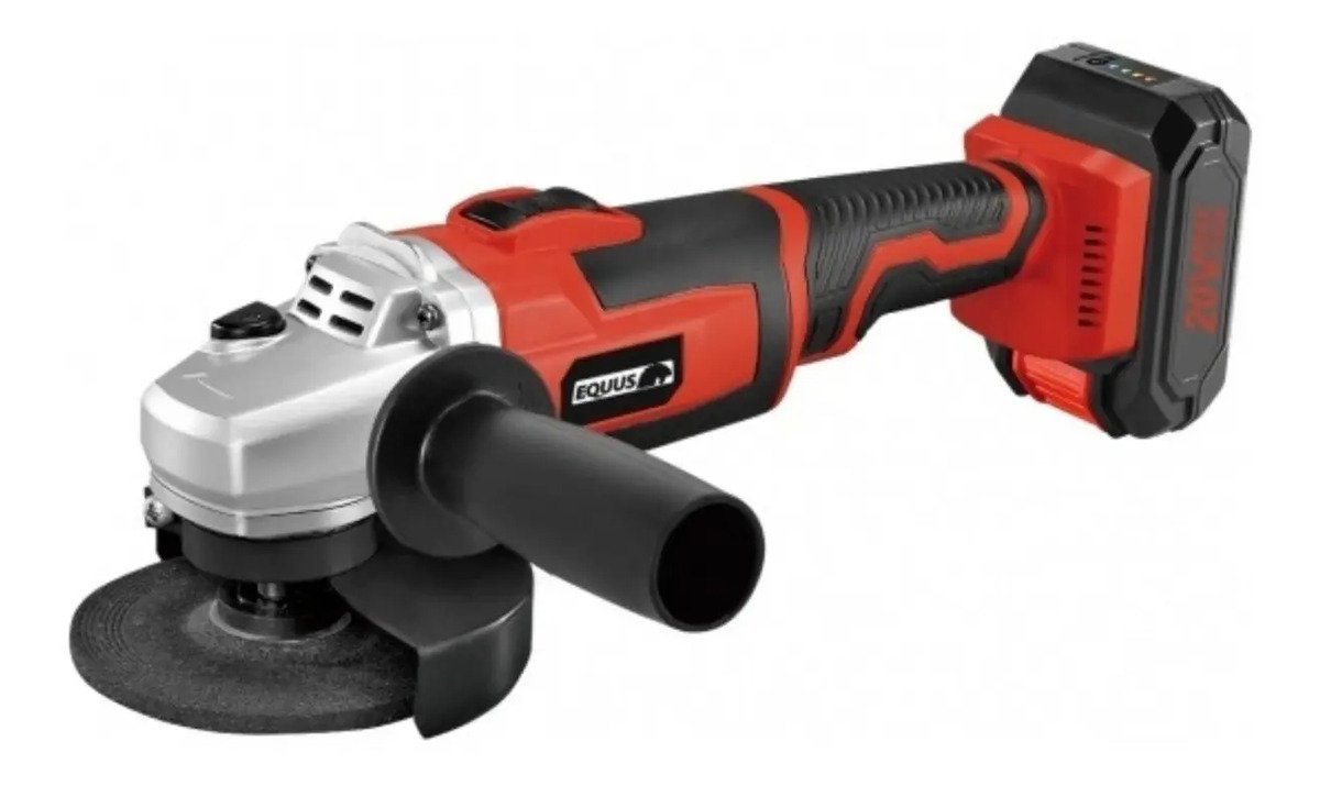 Amoladora Inalámbrica Equus 20v Litio Modelo 7601 Rojo 20v - Imagen 3