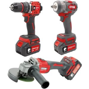 Kit Herramientas Brushless Equus Amoladora Llave Impacto