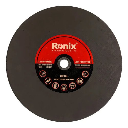 Disco Corte Metal Sensitiva 355mm 14 Ronix Color Negro