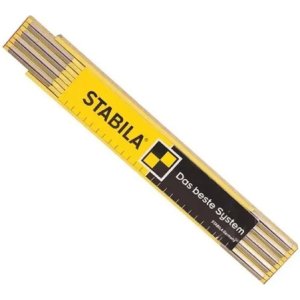 Metro Stabila Plegable Madera 2mts Aleman -
