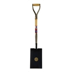 Pala Jardinería Gherardi Punta Recta Mango Madera 77cm Marrón Claro