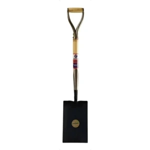 Pala Jardinería Gherardi Punta Recta Mango Madera 77cm Marrón Claro