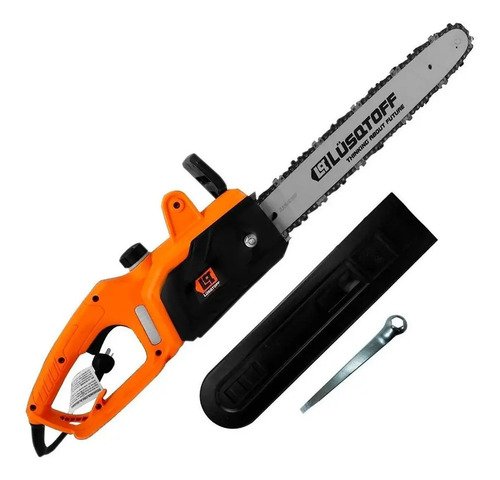 Motosierra Eléctrica Lusqtoff 2000w Espada 40cm Esl2000-8 Color Naranja - Imagen 5