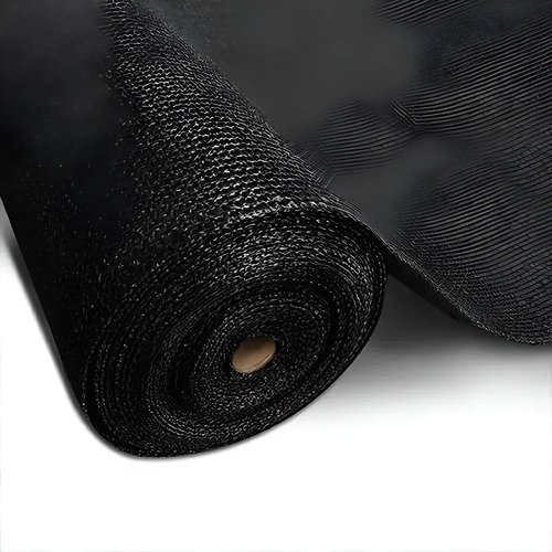 Toldo Malla Sombra Doble 4 M Ancho 80% Protección Negro