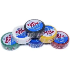 Cinta Aisladora Vini Tape Packs X 5 Rollos Rojo Lisa