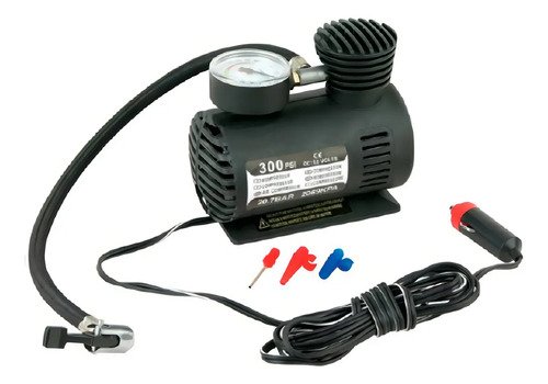 Mini Compresor De Aire De 300 Psi Y 12 V Para Neumáticos De Coche, Motocicleta Y Bicicleta, Color Negro - Imagen 8