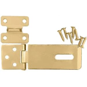 Cerrojo Bisagra Para Candado 4.5 PuLG Ingco Hhs1045 Dorado