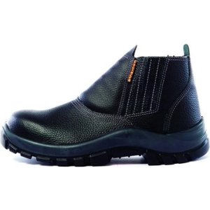 Bota Botín Negro Punta Plástico Sin Cordon Worksafe - Tyt