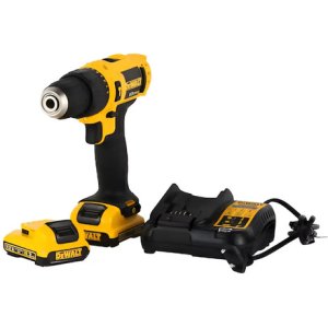 Taladro Atornillador Dw 3/8 12v Litio C/percutor Dcd716d2 Amarillo
