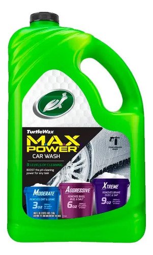 Shampoo Para Auto Turtle Wax Maxpower Espuma Biodegradable 3l - Imagen 6