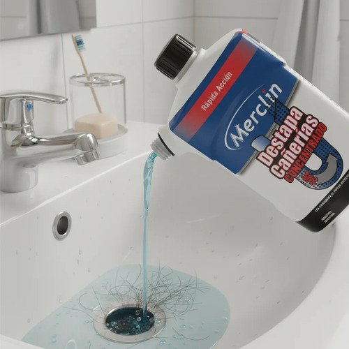 Destapa Cañerías Concentrado Merclin 1 Litro - Tyt - Imagen 2