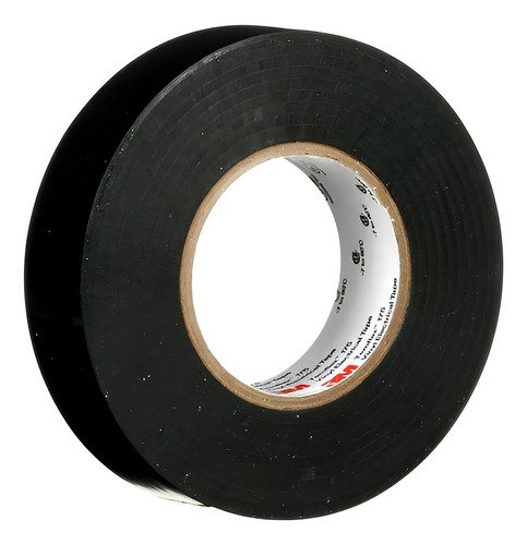 Cinta Aislante 1500 Temflex Negra 19 Mm X 9.14 Mts Color Negro Liso - Imagen 3