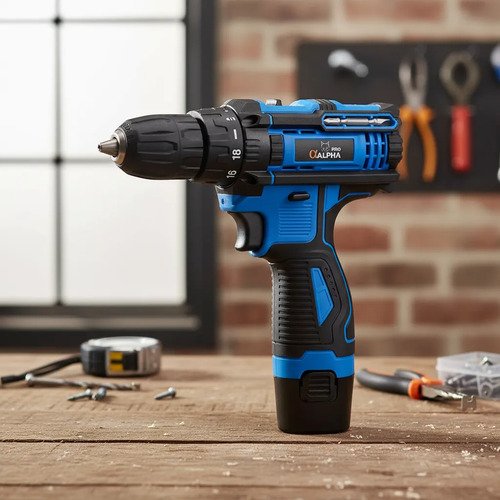 Taladro Atornillador Alpha Pro 12v 1 Bateria Valija Ta6121k Azul 50hz/60hz - Imagen 2