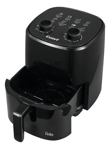 Freidora Sin Aceite De Aire Cuori Gala 1450w 4 Litros Amv Color Negro - Imagen 3