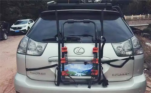 Porta Bicicletas Para Auto Suv Trasero 3 Bici Transportados Negro - Imagen 7