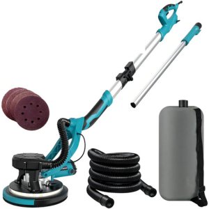 Lijadora Orbital De Yeso Pared Techo Plegable 850w +bolsa Plateado 50 60hz