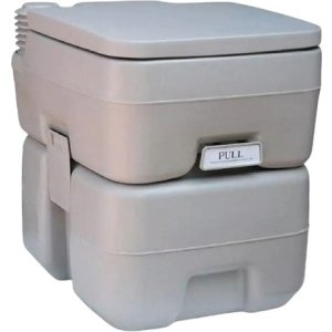Baño Quimico Portatil 20 Litros Camping Inodoro Beige