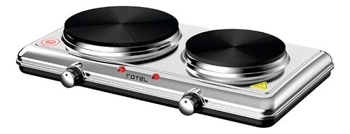 Anafe Eléctrico Portátil Rotel De 2 Discos Gris