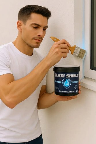 Agente Sellador Impermeabilizador Transparente Water Flexishield De 1 Litro - Imagen 4