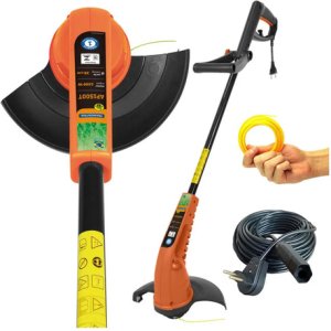 Desbrozadora De Extensión Con Rosca Tramontina 1500 W Naranja