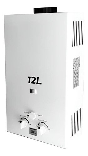 Calefon Instantáneo 12lts Tiro Natural - Tyt Blanco