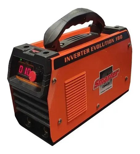 Soldadora Inverter Smarter Tools Evolution 180 + Mascara Color Naranja Naranaja