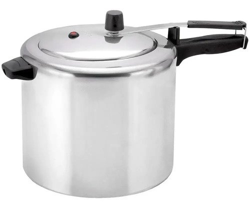 La Olla A Presión Panelux De 10 Litros Más Vendida De Brasil, Color Gris Aluminio Pulido - Imagen 5