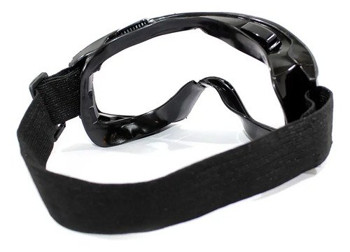 Antiparra Moto Negra Lente Transparente Armazón Negro 18 Cm X 9 Cm - Imagen 4