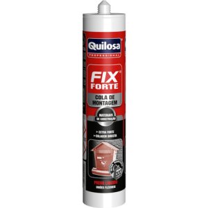 Adhesivo De Montaje Fix Forte Quilosa Tubo 375gr Incoloro