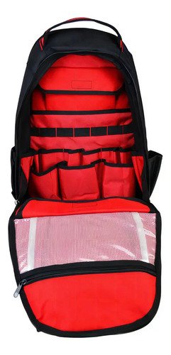 Mochila Milwaukee 48-22-820 Ideal Para Herramientas Y Laptop Color Rojo / Negro - Imagen 5