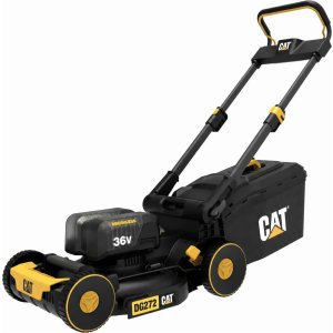 Cortadora De Pasto A Bateria Cat Dg271 41cm Bat Y Carg Negro