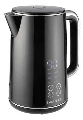 Jarra Electrica Digital Smartlife Negro