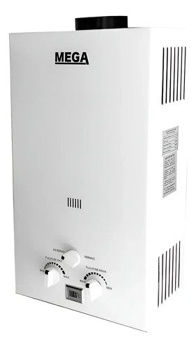 Calefon Calentador A Gas Instantáneo 12 Litros Tiro Natural Blanco