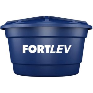 Tanque De Agua Fortlev 500l Azul Polietileno Vertical Exteriores