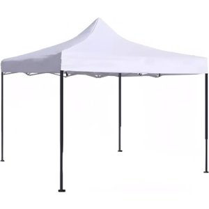 Gazebo Reforzado Toldo Carpa 3x3 Mt Blanco Metal Jardin Camping