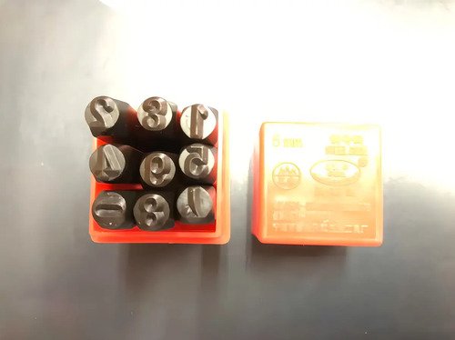 Numeros De Golpe Para Marcar 5 Mm 9 Piezas Punzones Acero - Imagen 2