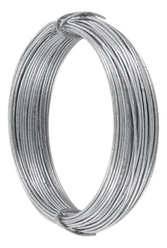 Alambre Galvanizado Calibre 14, 2,10 Mm, 10 Kilos Plateado - Imagen 4