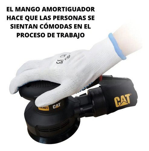 Esmeriladora Angular Cat Dx361u 5 Pul 1200w 10000rpm Negro - Imagen 10