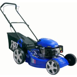 Cortadora De Césped Bisonte De Gasolina De 7 Cv, Cortada, 53 Cm, Fiat, Color Azul