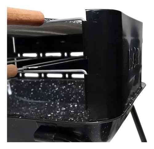 Parrilla Para Barbacoa Arizona Mor Con Lavabo Esmaltado - 3026 Negro/blanco - Imagen 6