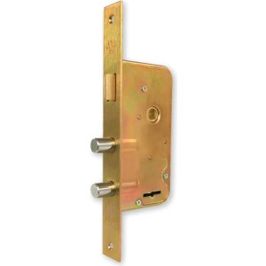 Cerradura Unidireccional Star 810 Empotrable Hierro Puertas 3.2-5cm Plateado