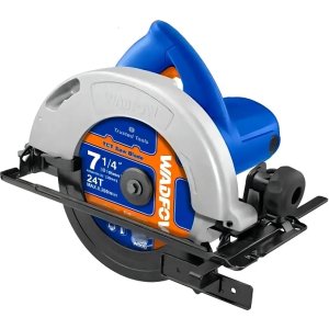 Sierra Circular 7 1/4 1200w Wadfow Color Azul Frecuencia 50/60hz