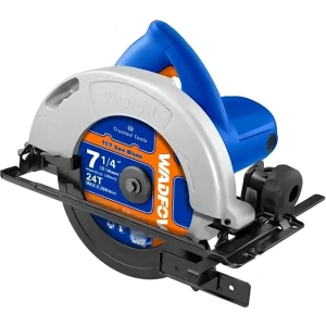 Sierra Circular 7 1/4 1200w Wadfow Color Azul Frecuencia 50/60hz