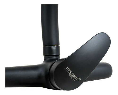 Grifo Monocomando 20cm Negro Pared Italomix Lh3257 - Imagen 3